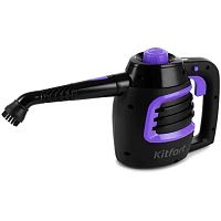 картинка пароочиститель ручной kitfort кт-930 900вт черный/фиолетовый от магазина Tovar-RF.ru