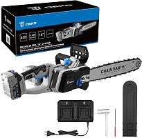 картинка Пила цепная аккумуляторная DEKO DKCHS 40 PRO, 16", 2х20В, 2x4.0Ач, двойное з/у 083-2002 от магазина Tovar-RF.ru