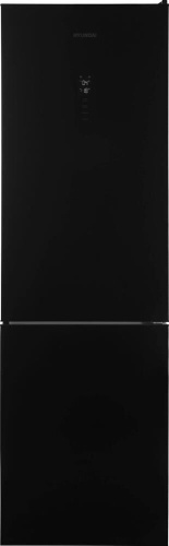 картинка холодильник hyundai cc35083f черное стекло 2-хкамерн. черный cc35083f черное стекло hyundai cc35083f black 335л от магазина Tovar-RF.ru