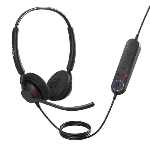 картинка наушники с микрофоном jabra engage 40 черный накладные usb оголовье (4099-413-279) от магазина Tovar-RF.ru