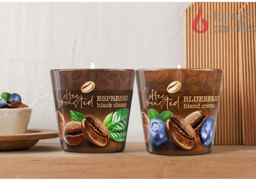 картинка Свеча BARTEK Кофе обжаренный (Coffee Roasted) 115гр в стакане магазин Tovar-RF.ru являющийся официальным дистрибьютором в России картинка Свеча BARTEK Кофе обжаренный (Coffee Roasted) 115гр в стакане от магазина Tovar-RF.ru