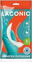 картинка LACONIC Перчатки резиновые антибактериальные (S) 77902 от магазина Tovar-RF.ru