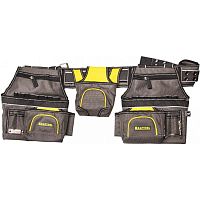 картинка KRAFTOOL Пояс монтажника "INDUSTRIE", 2 подвесных подсумка, 20 карманов, 2 петли для крепления молотка и рулетки [38742] от магазина Tovar-RF.ru