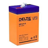 картинка delta hr 6-4.5 (4.5 а\ч, 6в) свинцово- кислотный аккумулятор   от магазина Tovar-RF.ru