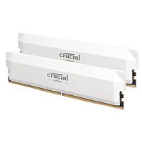 картинка crucial pro gaming by micron ddr5-6400 64gb kit (2x32gb) udimm cl40 white 1.35v cp2k32g64c40u5w от магазина Tovar-RF.ru