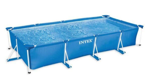 картинка бассейн каркасный intex бассейн каркасный 450х220х84 см. прямоугольный . (в коробке) арт.28273npот магазина Tovar-RF.ru