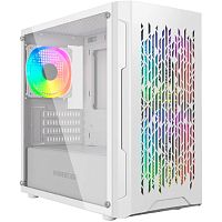 картинка powercase mistral micro d3w argb, tempered glass, 2x 140mm argb pwm+1x 120mm argb pwm, белый, matx  (cmmdw-a3) от магазина Tovar-RF.ru