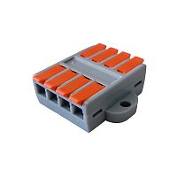 картинка Cabeus MX662-4R Клемма соединительная универсальная проходная 4 полюса с рычагом 0,5-6,0 (1шт) от магазина Tovar-RF.ru