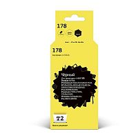 картинка t2 cb316he/№178 картридж  №178 для hp deskjet 3070a/photosmart 5510/6510/7510/b110/c8583, черный,  с чипом, 250 стр. от магазина Tovar-RF.ru