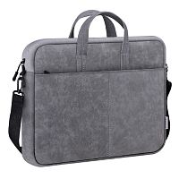 картинка defender сумка для ноутбука solid  15.6" pu кожа, серый, карман (26088)			 от магазина Tovar-RF.ru
