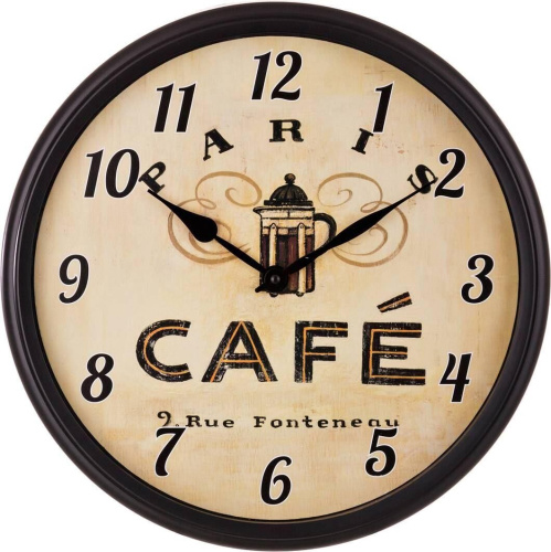 картинка Часы настенные LEFARD 220-159 CHEF KITCHEN 35,5*35,5*5см циферблат d31см LEFARD 220-159 CHEF KITCHEN 35,5*35,5*5см циферблат d31см от магазина Tovar-RF.ru