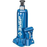 картинка зубр профессионал домкрат гидравлический бутылочный t50, 6т, 215-415мм, в кейсе, [43060-6-k_z01] от магазина Tovar-RF.ru