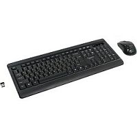 картинка клавиатура + мышь gembird kbs-8001 черный usb  клавиатура+мышь беспроводная 2.4ггц/10м, 1000dpi,  мини-приемник  от магазина Tovar-RF.ru