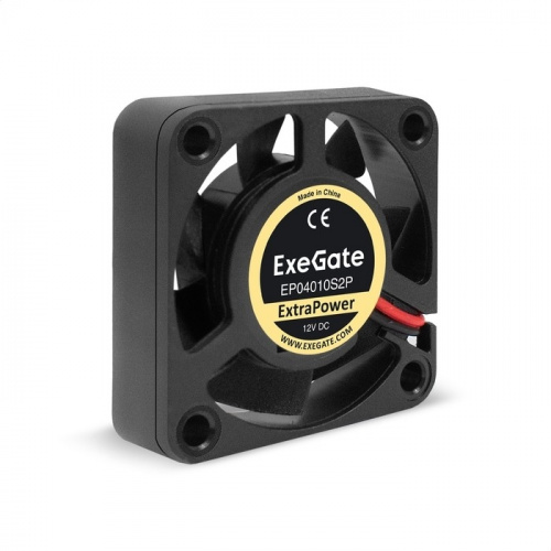 картинка exegate ex295216rus вентилятор 12в dc exegate extrapower ep04010s2p (40x40x10 мм, sleeve bearing (подшипник скольжения), 2pin, 7500rpm, 36dba) от магазина Tovar-RF.ru