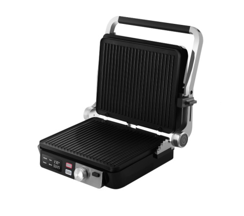 картинка электрический гриль bq gr3009 черный-стальной от магазина Tovar-RF.ru