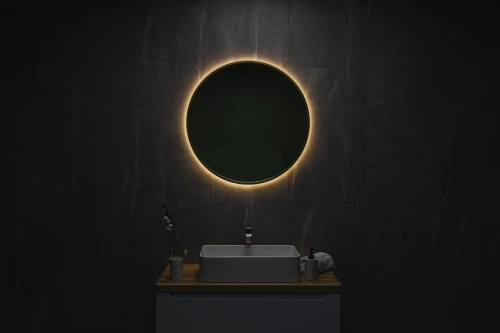 картинка Зеркало SHINE 80х80 см, метал. рама, золото, беск. сенсор, LED-подсветка, диммер магазин Tovar-RF.ru являющийся официальным дистрибьютором в России фото 5 картинка Зеркало SHINE 80х80 см, метал. рама, золото, беск. сенсор, LED-подсветка, диммер от магазина Tovar-RF.ru фото 5