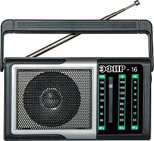 картинка радиоприёмник эфир-16 укв 88-108мгц, св 530-1600кгц, кв, 2*aa, акб 500maч эфир-16 укв 88-108мгц, св 530-1600кгц, кв, 2*aa, акб 500maч от магазина Tovar-RF.ru