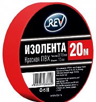 картинка Изолента ПВХ REV 28682 0 Изолента ПВХ 0,13*15мм Красная 20м от магазина Tovar-RF.ru