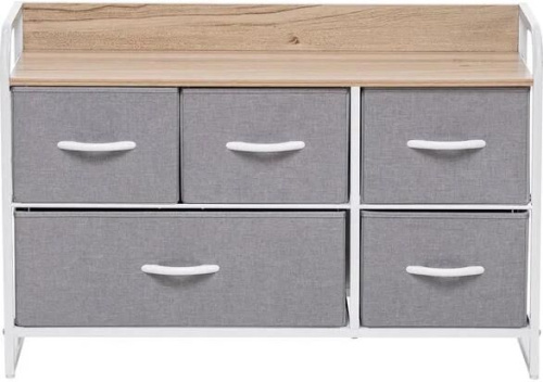 картинка Комод LESET Ноа Комод широкий Белый/Светло-серый LESET Ноа Комод широкий Белый/Светло-серый от магазина Tovar-RF.ru