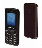 картинка телефон мобильный maxvi c30 brown от магазина Tovar-RF.ru