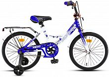 картинка велосипед pioneer nemo 18" white-blueот магазина Tovar-RF.ru