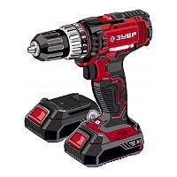 картинка ЗУБР Ударная дрель-шуруповерт в кейсе 18В, 2 АКБ (2Ач) [ДШУ-185-22] от магазина Tovar-RF.ru