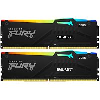 картинка kingston ddr5 dimm 64gb fury beast kf556c40bbak2-64 (kit 2x32gb) 5600mhz от магазина Tovar-RF.ru