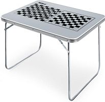 картинка стол складной nika сст-5и металлик с принтованной столешницейот магазина Tovar-RF.ru