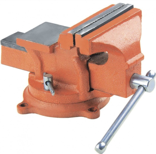 картинка Тиски SPARTA Тиски слесарные, 100 мм, поворотные, с наковальней 186235 SPARTA Тиски слесарные, 100 мм, поворотные, с наковальней 186235 от магазина Tovar-RF.ru