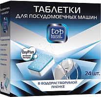 картинка TOP HOUSE Таблетки "6 в 1" для посудомоечных машин, 24 шт.*18 г (393439) от магазина Tovar-RF.ru