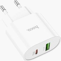 картинка сзу hoco (6931474757319) сзу hoco c95a lineal pd 20w+qc3.0 (белый) от магазина Tovar-RF.ru