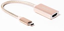 картинка атом (31011) usb type-c-hdmi, золотой от магазина Tovar-RF.ru