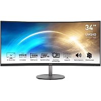 картинка msi pro 34" mp341cq {va curved 3440x1440 100hz 1ms  178/178 300cd 3000:1 2xhdmi displayport mm} от магазина Tovar-RF.ru