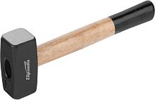картинка Кувалда SPARTA Кувалда, 1000 г, кованая головка, деревянная двухцветная рукоятка 10905 от магазина Tovar-RF.ru