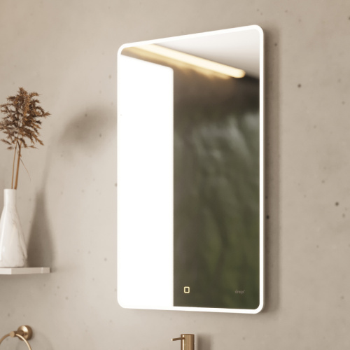 картинка Зеркало POINT, 50x80 см, сенсорный выключатель, LED-подсветка от магазина Tovar-RF.ru фото 6