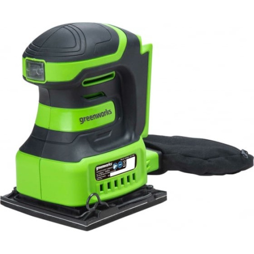 картинка Greenworks G24SS14 Плоскошлифовальная машина  аккумуляторная, 24V, без АКБ и ЗУ [3100507] от магазина Tovar-RF.ru