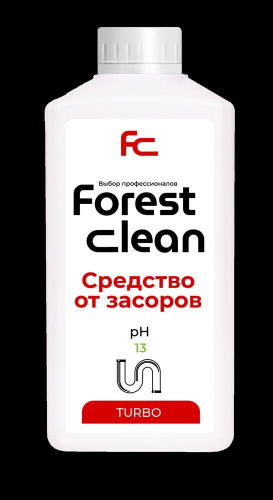 картинка Гель для устранения засоров FOREST CLEAN Гель для устранения засоров "TURBO" 1л от магазина Tovar-RF.ru