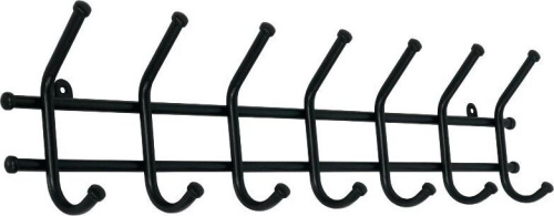 картинка Вешалка настенная ЗМИ Норма 7 Черная ВН 66 ЗМИ Норма 7 Черная ВН 66 от магазина Tovar-RF.ru