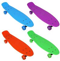 картинка скейтборды, вейвборды silapro скейтборд 56х15см, abs пластик, (пласт. крепеж 5036, pvc 608z), макс.нагр. 30кг 131-036 от магазина Tovar-RF.ru