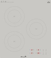 картинка варочная панель eltronic (88-32) 3 конфорки индукционная бежевый eltronic (88-32) 3 конфорки индукционная бежевый от магазина Tovar-RF.ru