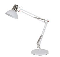 картинка Светильник настольный CAMELION (13088) KD-431A C71 40 Вт белый + хром от магазина Tovar-RF.ru