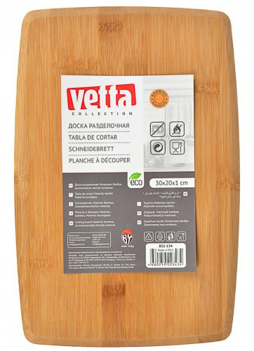 картинка Доска разделочная VETTA Гринвуд Доска разделочная бамбук 30х20х1,0см H-1554 851-134 от магазина Tovar-RF.ru