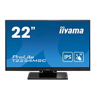 картинка lcd iiyama 21.5" t2254msc-b1ag touch черный {ips 1920x1080 60hz 4ms 250cd hdmi displayport usb m/m has} от магазина Tovar-RF.ru