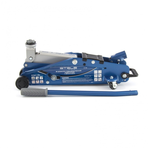 картинка stels домкрат гидравлический подкатной с фиксатором, 2,5т safety pin, 140-385 мм [51152] от магазина Tovar-RF.ru