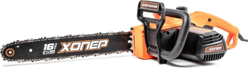 картинка Пила электрическая цепная ХОПЕР ПЦ-16/2200 (2200W, шина 16 , тормоз цепи) от магазина Tovar-RF.ru