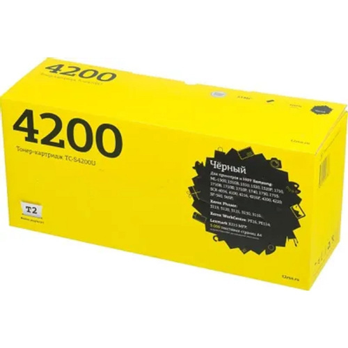 картинка t2 ml-1520d3/ml-1710d3/scx-4100d3/scx-4216d3/scx-d4200a/109r00725/109r00748/113r00667/013r00607 картридж (tc-s4200u) для ml-1510/1710/scx-4100/4200/xerox 3115/3120/3130/pe16/pe114 (3000 стр.) с чип от магазина Tovar-RF.ru