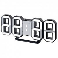 картинка Часы будильник PERFEO (PF-5196) LUMINOUS PF-663, черный/белый от магазина Tovar-RF.ru