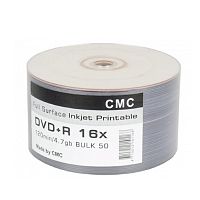картинка cmc dvd+r 4,7 gb 16x bulk/50 full ink print   (recassist) (141182) от магазина Tovar-RF.ru