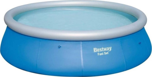 картинка bestway 57289 бассейн с надувным бортом (полный комплект), 457х122см, 13807л bestway 57289от магазина Tovar-RF.ru