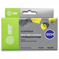 картинка картридж струйный cactus cs-ept0554 желтый (16мл) для epson stylus rx520/stylus photo r240 от магазина Tovar-RF.ru